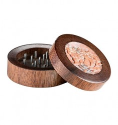 Grinder in legno e pietra The Bulldog Amsterdam 45mm 2 parti